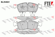BL2646A1 Sada brzdových destiček, kotoučová brzda FTE