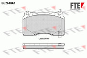 BL2648A1 Sada brzdových destiček, kotoučová brzda FTE