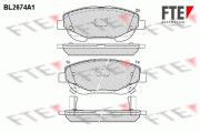 BL2674A1 Sada brzdových destiček, kotoučová brzda FTE