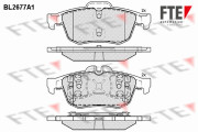 BL2677A1 Sada brzdových destiček, kotoučová brzda FTE