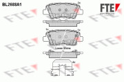 9010918 FTE sada brzdových platničiek kotúčovej brzdy 9010918 FTE