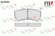 BL2693A1 FTE sada brzdových platničiek kotúčovej brzdy BL2693A1 FTE