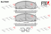 BL2704A1 Sada brzdových destiček, kotoučová brzda FTE