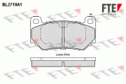 BL2719A1 Sada brzdových destiček, kotoučová brzda FTE
