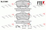 BL2720B1 Sada brzdových destiček, kotoučová brzda FTE