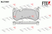 BL2726A1 Sada brzdových destiček, kotoučová brzda FTE