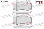 BL2771A1 Sada brzdových destiček, kotoučová brzda FTE