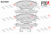 BL2782A1 Sada brzdových destiček, kotoučová brzda FTE