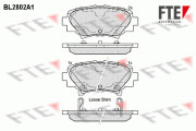 BL2802A1 Sada brzdových destiček, kotoučová brzda FTE
