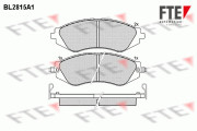 BL2815A1 Sada brzdových destiček, kotoučová brzda FTE