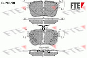 9011016 Sada brzdových destiček, kotoučová brzda FTE