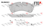 BL2865A1 Sada brzdových destiček, kotoučová brzda FTE