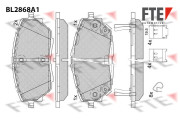 BL2868A1 Sada brzdových destiček, kotoučová brzda FTE