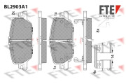 BL2903A1 Sada brzdových destiček, kotoučová brzda FTE