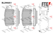 BL2906A1 Sada brzdových destiček, kotoučová brzda FTE
