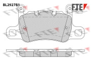 BL2927B1 Sada brzdových destiček, kotoučová brzda FTE