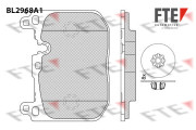 BL2968A1 Sada brzdových destiček, kotoučová brzda FTE