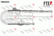 FBS02022 Tažné lanko, parkovací brzda FTE