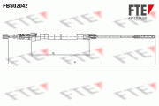 FBS02042 Tažné lanko, parkovací brzda FTE