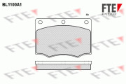 BL1100A1 FTE sada brzdových platničiek kotúčovej brzdy BL1100A1 FTE