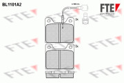 BL1101A2 Sada brzdových destiček, kotoučová brzda FTE