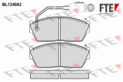 BL1240A2 FTE sada brzdových platničiek kotúčovej brzdy BL1240A2 FTE