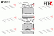 BL1257C2 Sada brzdových destiček, kotoučová brzda FTE