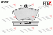 BL1268B1 FTE sada brzdových platničiek kotúčovej brzdy BL1268B1 FTE