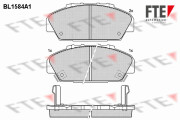 BL1584A1 Sada brzdových destiček, kotoučová brzda FTE