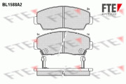 BL1588A2 Sada brzdových destiček, kotoučová brzda FTE