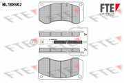 BL1689A2 FTE sada brzdových platničiek kotúčovej brzdy BL1689A2 FTE