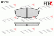 BL1710A1 FTE sada brzdových platničiek kotúčovej brzdy BL1710A1 FTE