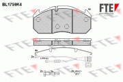 BL1759K4 FTE sada brzdových platničiek kotúčovej brzdy BL1759K4 FTE