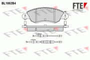 BL1802B4 FTE sada brzdových platničiek kotúčovej brzdy BL1802B4 FTE