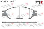 BL1888U1 Sada brzdových destiček, kotoučová brzda FTE