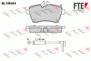 9010573 FTE sada brzdových platničiek kotúčovej brzdy 9010573 FTE