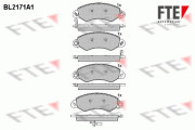 BL2171A1 FTE sada brzdových platničiek kotúčovej brzdy BL2171A1 FTE
