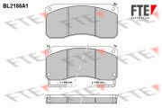 BL2186A1 FTE sada brzdových platničiek kotúčovej brzdy BL2186A1 FTE