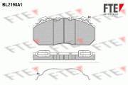 BL2198A1 FTE sada brzdových platničiek kotúčovej brzdy BL2198A1 FTE