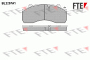 BL2207A1 FTE sada brzdových platničiek kotúčovej brzdy BL2207A1 FTE