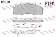 BL2213C1 FTE sada brzdových platničiek kotúčovej brzdy BL2213C1 FTE