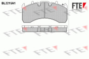 BL2215A1 FTE sada brzdových platničiek kotúčovej brzdy BL2215A1 FTE