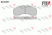 BL2222A1 FTE sada brzdových platničiek kotúčovej brzdy BL2222A1 FTE