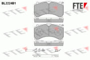 9500009 FTE sada brzdových platničiek kotúčovej brzdy 9500009 FTE