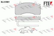 BL2230B1 FTE sada brzdových platničiek kotúčovej brzdy BL2230B1 FTE