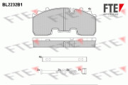 BL2232B1 FTE sada brzdových platničiek kotúčovej brzdy BL2232B1 FTE