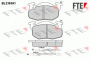 BL2363A1 FTE sada brzdových platničiek kotúčovej brzdy BL2363A1 FTE