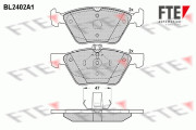 9010721 FTE sada brzdových platničiek kotúčovej brzdy 9010721 FTE