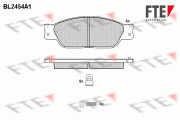 BL2454A1 FTE sada brzdových platničiek kotúčovej brzdy BL2454A1 FTE