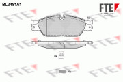 BL2481A1 FTE sada brzdových platničiek kotúčovej brzdy BL2481A1 FTE